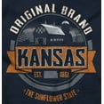 thumbnail image 2 of Kansas Sunflower Farming Cool KS Men's Graphic T Shirt Tees Brisco Brands X, 2 of 4