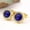 blue, variant on Button Cover Clothing Buttons Cufflink Crystal Delicate Jewelry Accessories French Round/-red