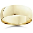 thumbnail image 1 of Mens 8mm Dome High Polished Wedding Band Ring 14K Yellow Gold, 1 of 1