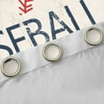 thumbnail image 4 of Homewish Cartoon Baseball Player Blackout Curtains Set of 2 (52x84 Each), Vintage Sports Window Curtains, Teens Kids Boys Girls Curtains and Drapes, Curtains and Drapes Decor, 4 of 6