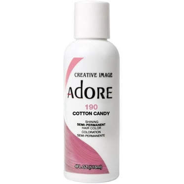 3 Pack - Creative Images Systems Adore Semi-Permanent Haircolor, [190] Cotton Candy 4 oz