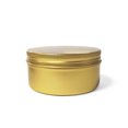 thumbnail image 1 of Caja de aluminio de 5 ml a 250 ml Lata de aluminio de 10 g Caja de aluminio redonda dorada con rosca Lata de aluminio de metal para cera de té, 1 of 6