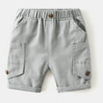 thumbnail image 4 of Ruyang Boys Causal Fashion Cargo Shorts Summer Pull On Elastic Waist Athletic Shorts Comfort Daily Acitve Biker Bottoms, 4 of 4