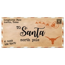 Texas Longhorns 6'' x 12'' Letter to Santa Sign