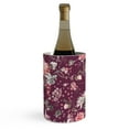 thumbnail image 1 of Society6 Ninola Design Romantic Bouquet Purple Wine Chiller, 1 of 2