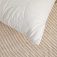 thumbnail image 7 of Quilted Throw Pillow Covers 22x22 Inch Off White (Set of 2), 7 of 7