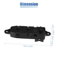 thumbnail image 3 of Interruptor de asiento eléctrico Unique Bargains del lado del pasajero delantero derecho para Nissan Murano 2009-2013 y Pathfinder 2013, 3 of 8