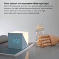 thumbnail image 4 of Cube Alarm Clock Multifunctional Digital Desk Clock Rechargeable Alarm Clock USB Charging Night Light Alarm Clock Cute Daily Alarms for Bedside, 4 of 10