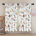 thumbnail image 5 of Blackout Kids Curtains,Pioneer Flower Floral Print Pattern Childrens Insulated Curtains Set Of 2,Bedroom Essentials,Toddler Room Decor 52"x63", 5 of 5
