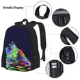 thumbnail image 3 of Balery Howling Wolf Mochila escolar 3 en 1 para niños: mochila resistente con lonchera térmica y estuche para lápices. Mochila escolar para niños y niñas., 3 of 7