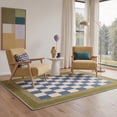 thumbnail image 3 of 9X12 Area Rugs Machine Washable Rugs for Living Room, Non Slip Throw Rug with Rubber Backing, Rug for Entryway、Bedroom、Kitchen、Floor and Dining Room, 3 of 6