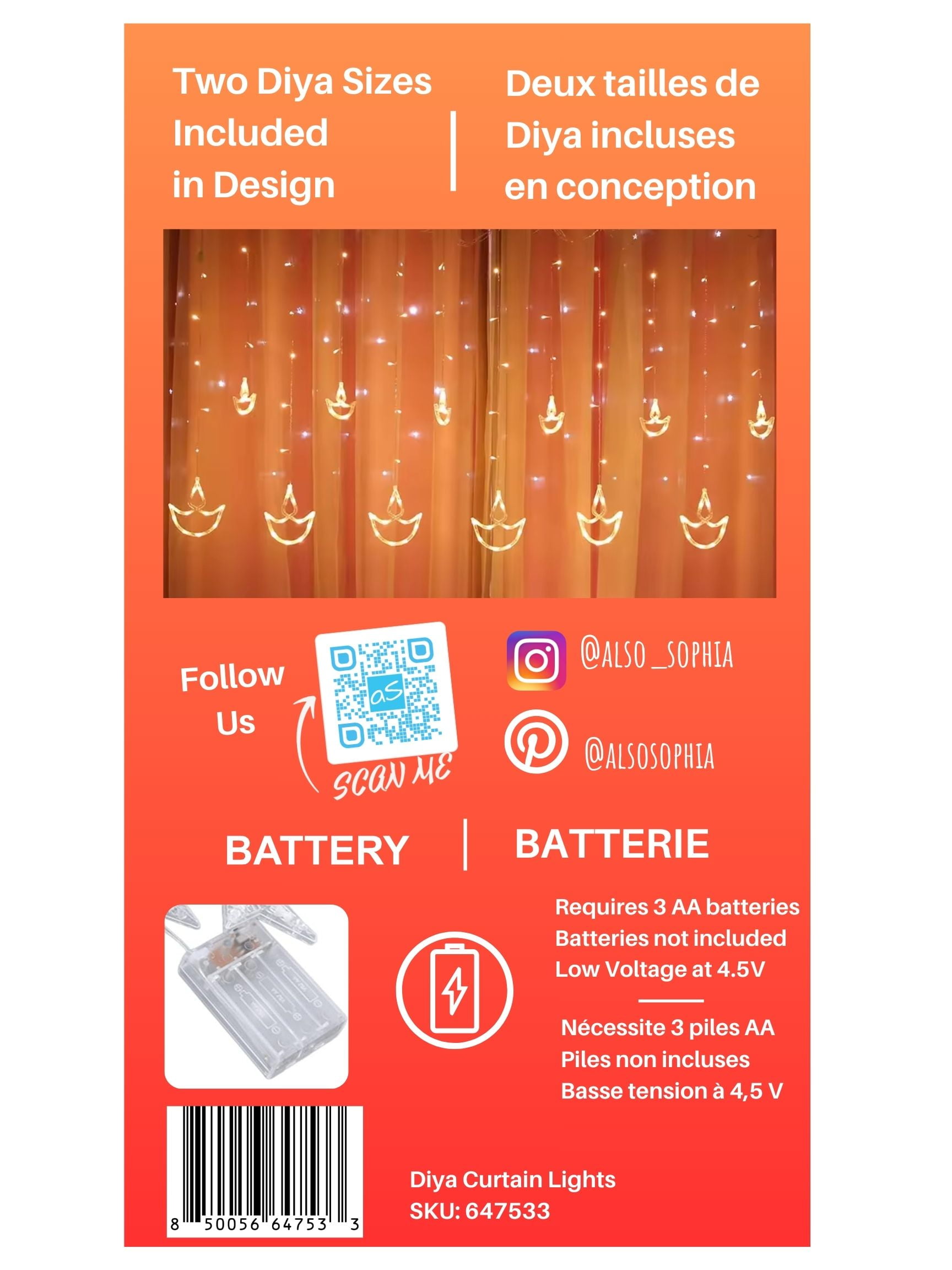 DIYA CURTAIN LIGHTS