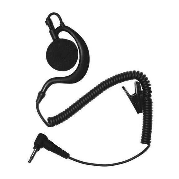 Earhook Listen Only Earpiece,Black EP1BCLS