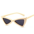thumbnail image 1 of Clout Triangle Lunettes de Soleil pour les Femmes Hommes Haut Pointu Triangle Papillon Lunettes, 1 of 5