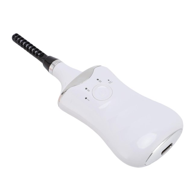 Heated Eyelash Curler, 3 Temperature Modes with 3 Replacement Brush Head, Memory Function, Indicator Light, 3 Thermal Levels, Portable Rechargeable, Electric Eyelash Curler for
