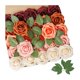 thumbnail image 1 of 25 rosas artificiales de tallo largo de tacto real, ramo de rosas de seda sintética para bodas, fiestas, centros de mesa y decoración de festivales., 1 of 8