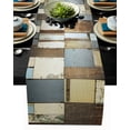 thumbnail image 2 of Linen Table Runner Vintage Board Printed Tablecloth Festive Party Wedding Decor Living Room Table Runner Home Decor, 2 of 5