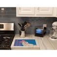 thumbnail image 2 of White Pekingese Glass Cutting Board Large 12 in x 15 in, 2 of 5