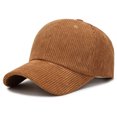 thumbnail image 1 of Gorro de pana para primavera y otoño, gorra de béisbol coreana, gorra informal japonesa y coreana de terciopelo que combina con todo, sombrero parasol rojo, 1 of 6