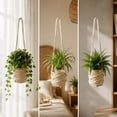 thumbnail image 5 of Macrame Plant Hanger Indoor - Hanging Planter for Plants Holder, Boho Hanging Planter Basket, Decorative Flower Pot Holder Rope for Indoor Outdoor Home Decor, 5 of 6