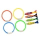 thumbnail image 4 of Pack de 8 Juguetes de Anillos para Peces, Anillos Subacuáticos, Natación Subacuática, Anillos de Buceo, Juguetes para Piscina, Anillos de Buceo para P 125x35 cm, 4 of 10