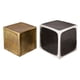 thumbnail image 1 of Mesa Lateral Kessa Muebles Brics Negro/Dorado Aluminio 46 x 52 x 46 cm Set de 2 Piezas, 1 of 5