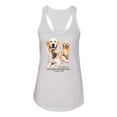 thumbnail image 2 of If It's Not a Golden Retriever It's Just a Dog Gift | Womens Dog Lover Jersey Racerback Tank Top, White, Medium, 2 of 3