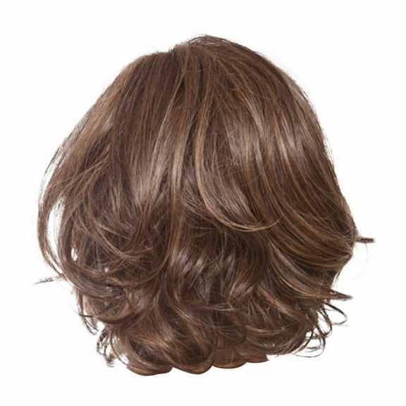 DONGGWTS Women's Wig Small Curly Wavy Fiber High Temperature African False Head Cover Curly Human Hair Wig Glueless Lace Front Human Hair Front Lace Wig as I Am Color U Lace Lace Front 360 Wigs Curly