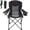 Black(1-Pack), variant on ABORON Oversized Camping Chair Portable - Fully Padded Folding Camp Chairs with Cooler Bag & Headrest for Outdoor Sports - Supports 400 lbs - Perfect for Outside Sport Events, Concert, Beach
