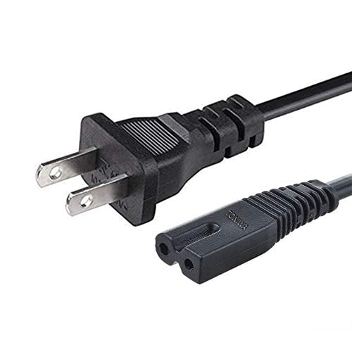 2 Prong AC Power Cord Compatible wtih Vizio D/E/M Series HDTV, Vizio