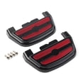 thumbnail image 2 of LED Light Passenger Footboard Floorboard Cover Red for Harley Touring Road King, 2 of 5