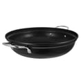 thumbnail image 4 of Wok de Cuisine en Acier Inoxydable Résistant à la Chaleur avec Poignée 30cm, 4 of 9