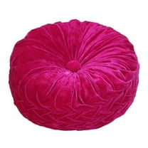 Aanny Designs TFP003 Taylor Tufted Button Pillow, Fuschia