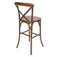 thumbnail image 3 of Bar Chair - Lucca X Back Wood - Antique, 3 of 5