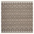 thumbnail image 3 of Safavieh Natural Kilim Square Rug in Brown / Ivory, 3 of 5