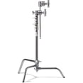 thumbnail image 2 of Kupo 20" Master Raiser C-Stand with Sliding Leg Kit with 2.5" Grip Head and 20" Grip Arm with Hex Stud, Silver, 2 of 2