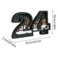 thumbnail image 2 of 3D Layered Wooden December 25 Number Scene Tabletop Ornament For Home Holiday Desktop Display, 2 of 6