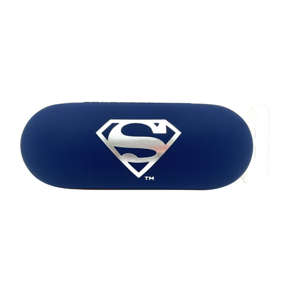 Superman Boy's Blue and Red Clamshell Eyeglass Case