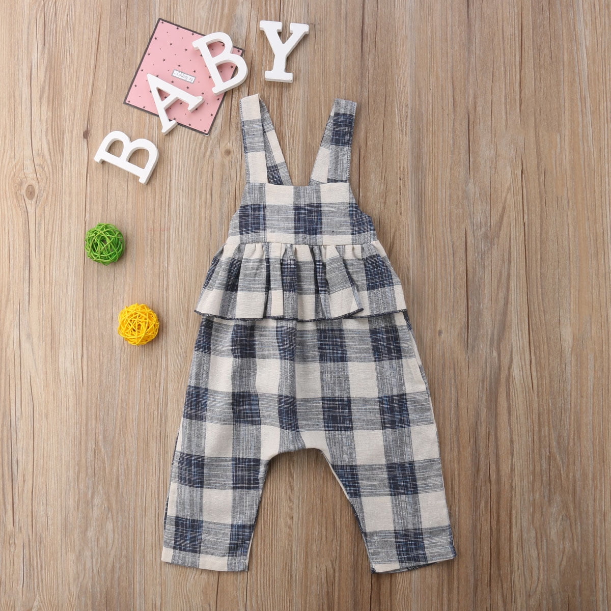 baby bell bottom overalls