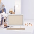 thumbnail image 4 of Organizador de pendientes, expositor de joyas, expositor de pendientes vintage, expositor de collares rústicos Beige, 4 of 7