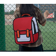 thumbnail image 3 of Mochila escolar de Anime 3D con nombre personalizado para niños, mochila bordada personalizada para estudiantes, mochilas de viaje de dibujos animados al aire libre para niños y niñas, 3 of 5