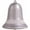 Candy Silver with Decorated Band, variant on Christmas By Krebs 9" (230mm) Ornament, Commercial Grade Indoor Outdoor Shatterproof Plastic Water Resistant Bell Ornament