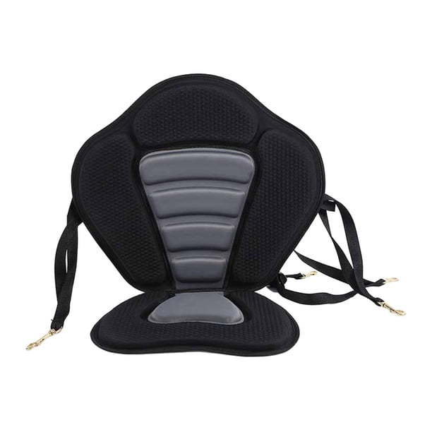 Cojín para asiento de kayak con respaldo. Asiento para remo. Asiento de kayak para todos los tamaños corporales. con mochila