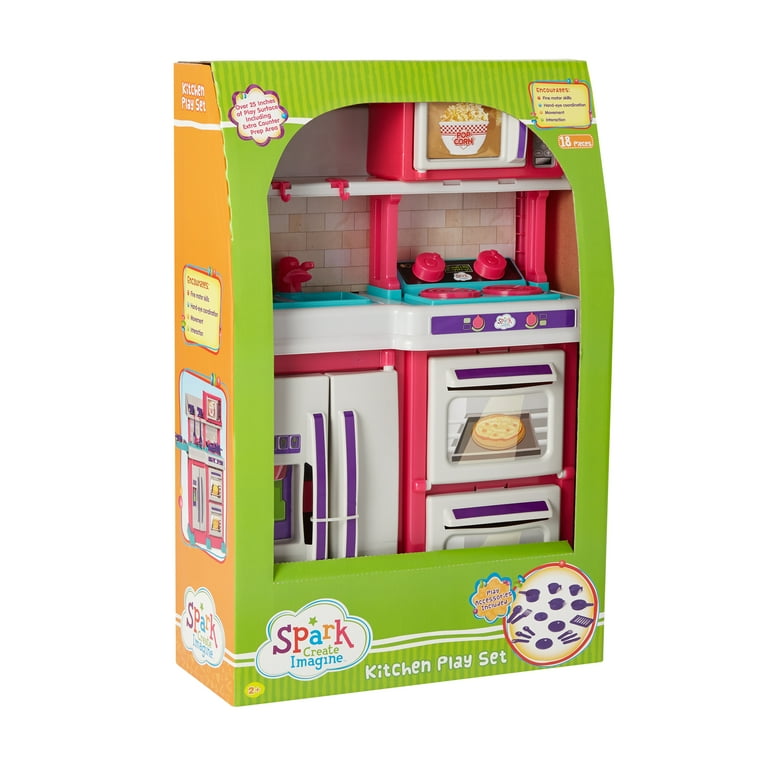 Kidoozie Just Imagine Classy Kitchen Playset, Includes 22 Kitchen