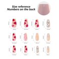 thumbnail image 3 of Full Cover False Nails, Gradient Design, Elegant Manicure Suitable For Various Occasions, Non-Toxic And Safe, Lasts 1-3 Weeks, Includes Mini Nail Glue, Professional Or Home Use, 3 of 7