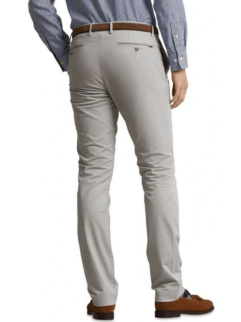 Ralph Lauren Polo Chino グレー 32インチ❣️ POLO RALPH LAUREN Soft Grey Men's Stretch Slim Fit Chino