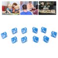 thumbnail image 1 of Juguete de Dados 10 Piezas Dados de 10 Caras con Número Blanco Dados de Enseñanza Sabios para Juegos Educación Entretenimiento ANGGREK  Otros, 1 of 8