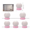 thumbnail image 2 of 14-Bulb Custom LED Vanity Mirror Lights with 4-Button Control, USB Powered, Hidden Wiring, 3 Color Temperatures - Durable Decorative Lighting for Makeup, Bathroom, and Holiday Decor, 2 of 4