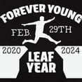 thumbnail image 3 of CafePress - Forever Young Feb 29Th Leap Year T Shirt - Women's Traditional Fit Dark T-Shirt, 3 of 4
