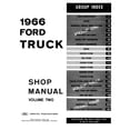 thumbnail image 4 of Detroit Iron OEM 1966 Ford Truck Shop Manual (4 Volume Set), 4 of 4